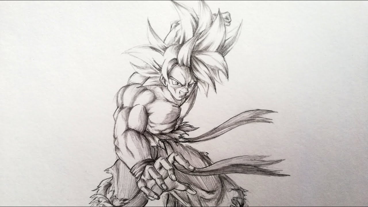 Hình Vẽ Goku Bản Năng Vô Cực đẹp nhất