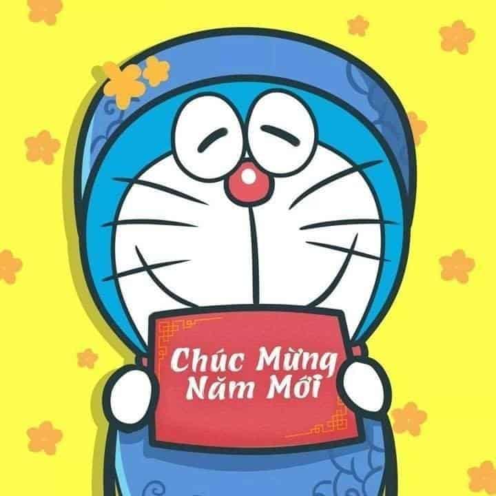 Hình đại diện Avatar Doraemon tết đẹp