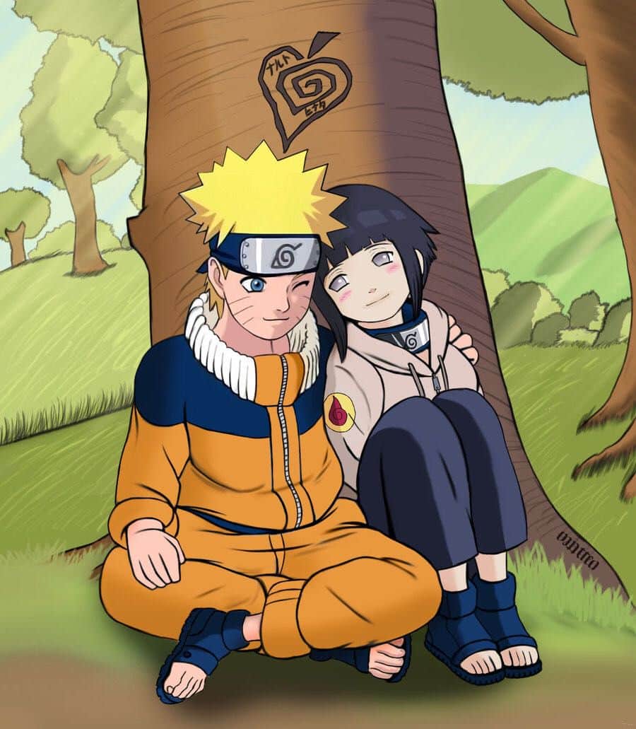 Hình đại diện avt Naruto cặp đôi với Hinata đẹp