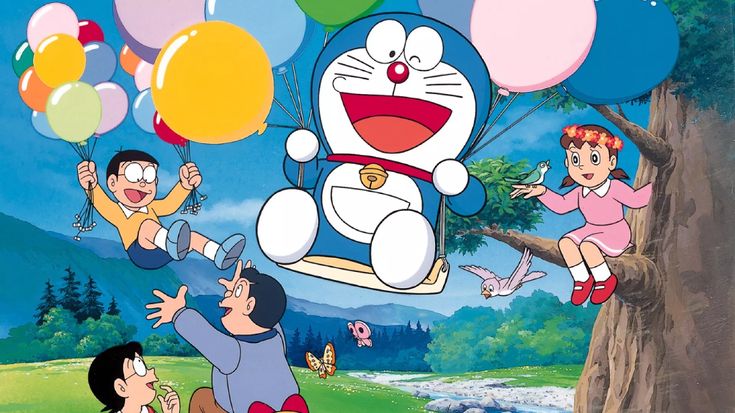 Hình nền Doraemon cho máy tính siêu cute