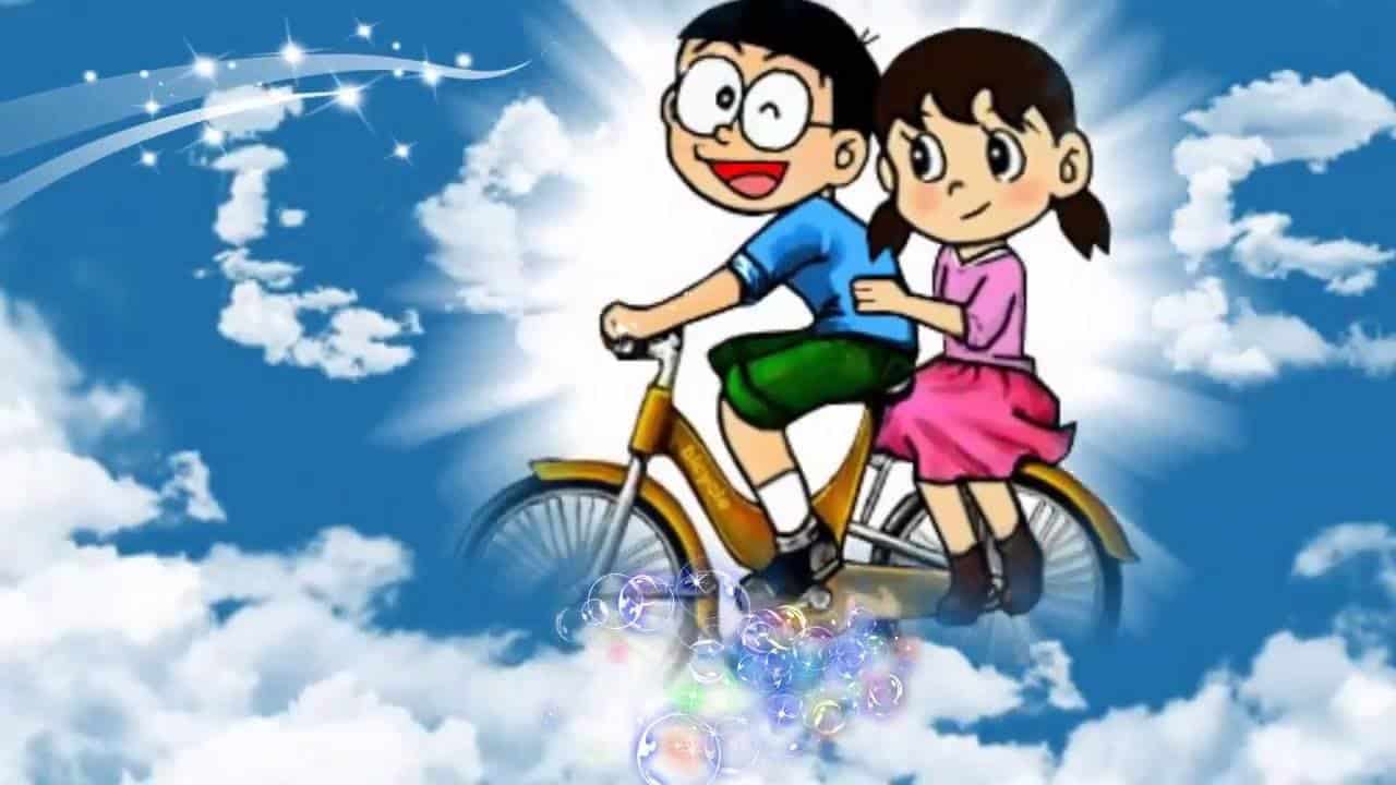 Hình nền Nobita Và Shizuka ý nghĩa lãng mạn