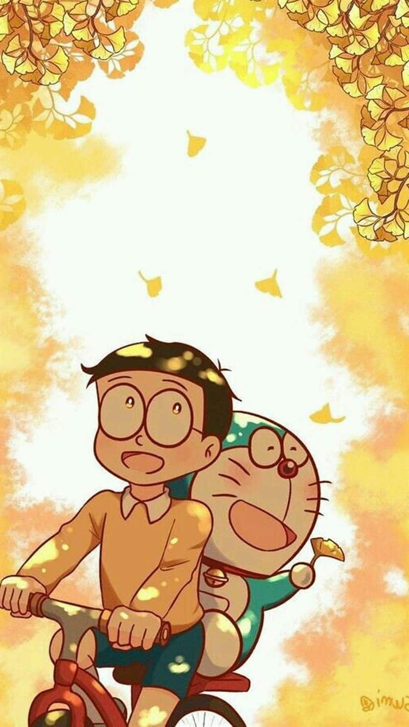 Hình nền điện thoại Nobita dễ thương