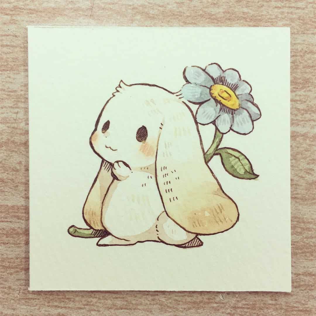 Vẽ Thỏ Chibi Cute Nhất ❤️Cách Vẽ & 1001 Hình Vẽ Con Thỏ Chibi
