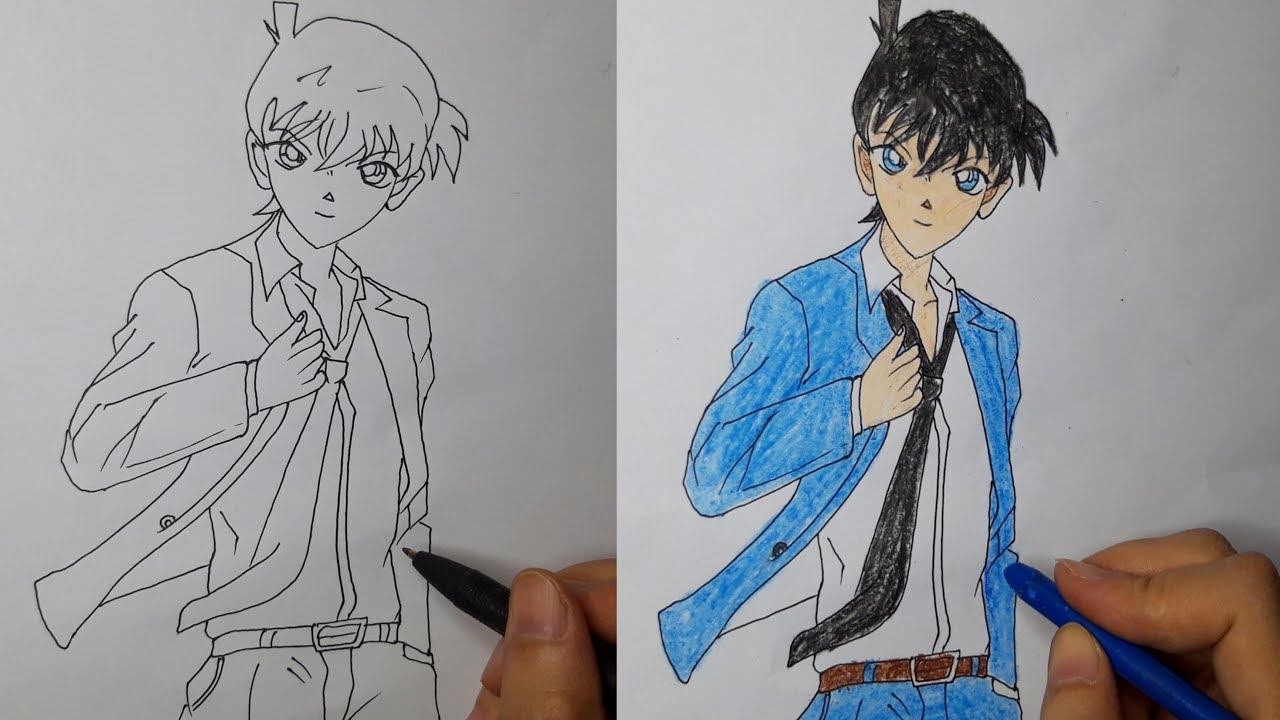 Tranh vẽ nhân vật Shinichi độc đáo nhất