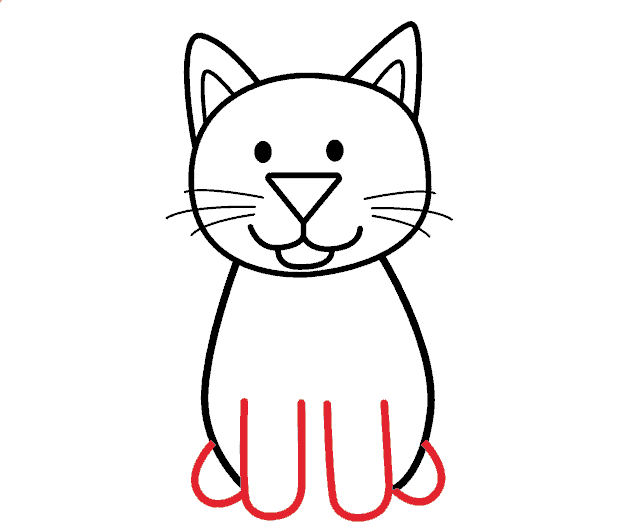 Vẽ chân mèo