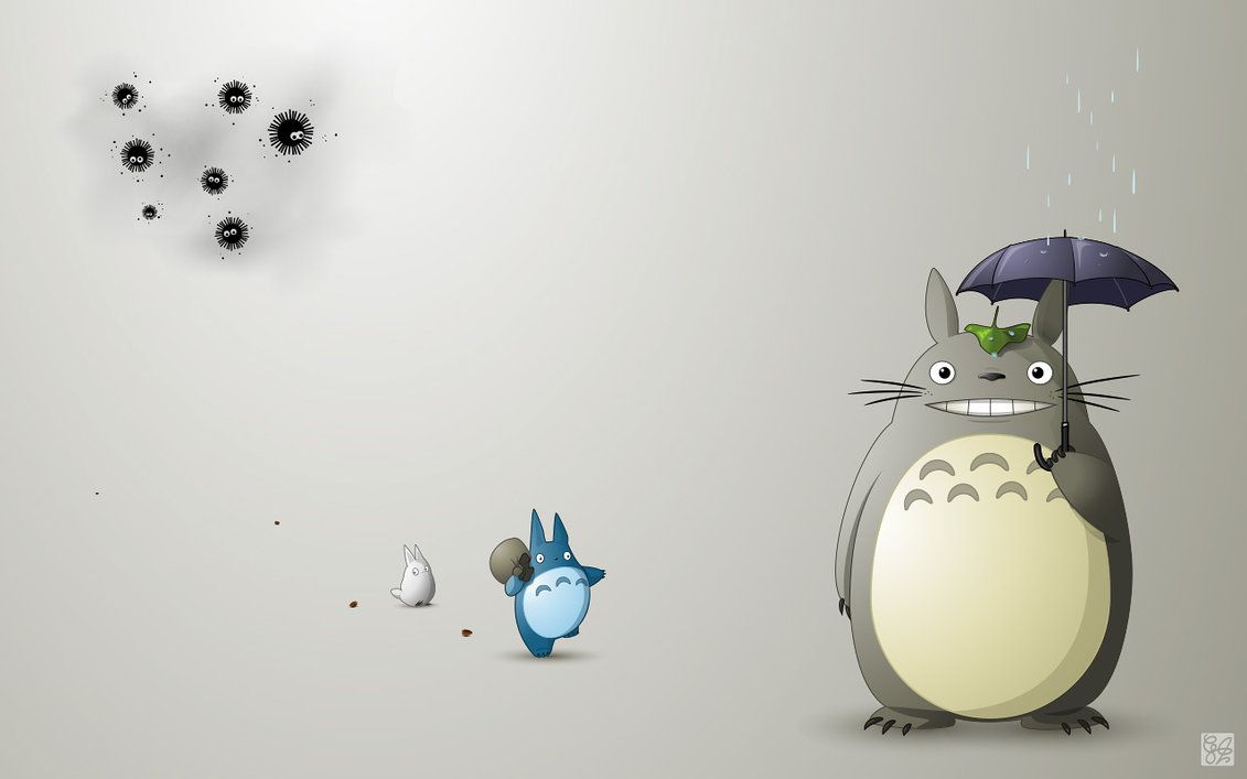 Hình Bìa Totoro đơn giản đáng yêu