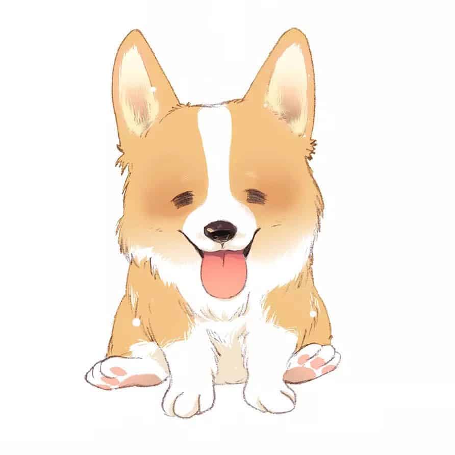 Ảnh Chó Cute Chibi ️ 75+ Hình Nền Chó Shiba Chibi, Anime Chó