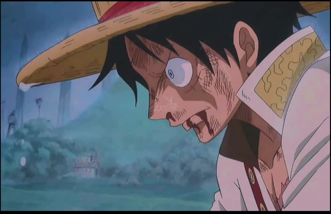 Hình Luffy Buồn căm hận
