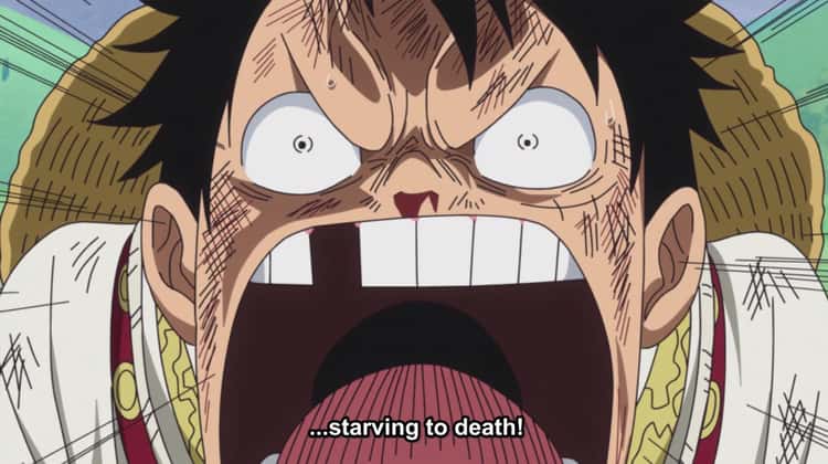 Hình Luffy Buồn đau khổ tột cùng