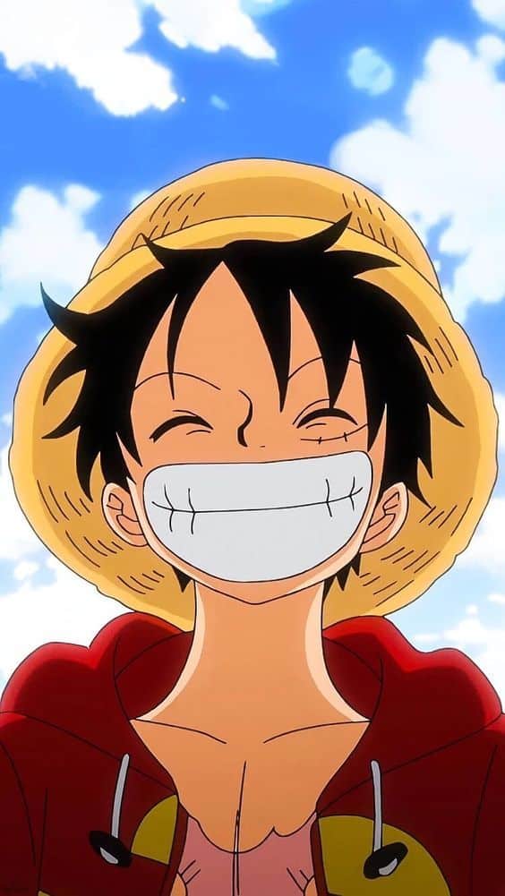 Hình Luffy cười tươi thật đẹp