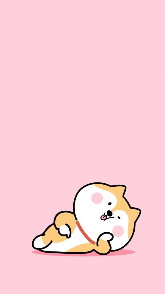 Just a cute Shiba Inu wallpaper i made  rDigitalArt