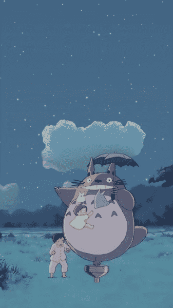 Hình Nền Totoro Cho Điện Thoại vô cùng đáng yêu