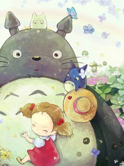Hình Nền Totoro Cho Điện Thoại xinh xắn đáng yêu