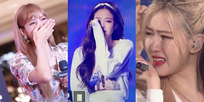 Take a look at BLACKPINK's touching image as they cry.  Seeing them like that will definitely make you more empathetic and affectionate towards the group.
