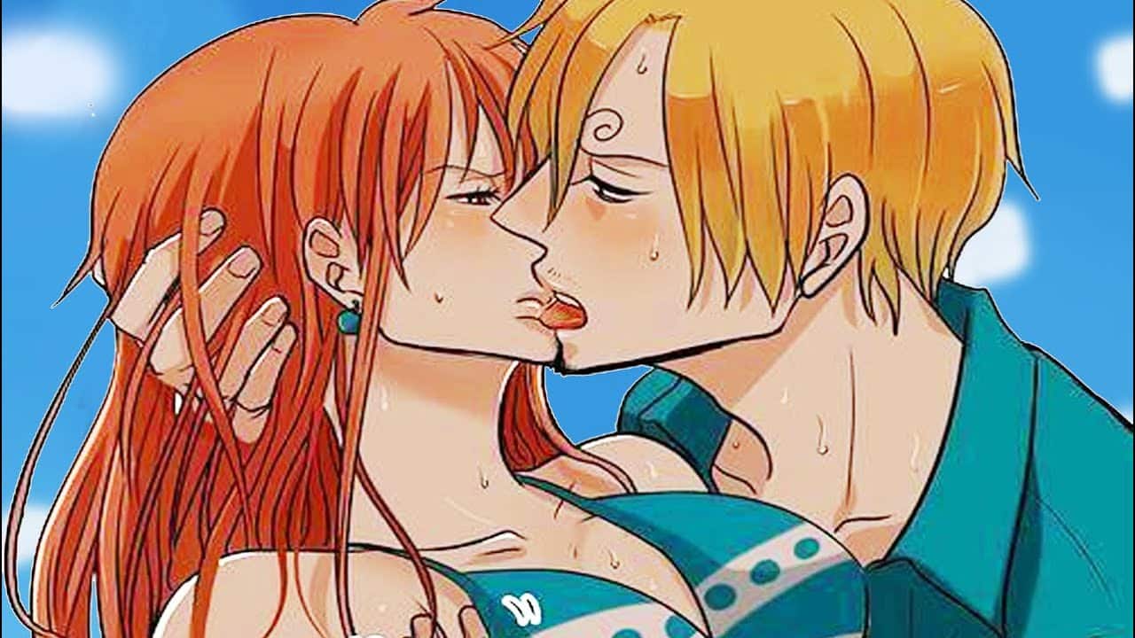 Hình Sanji Và Nami hôn nhau