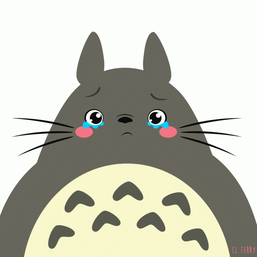 Hình Totoro Buồn khóc