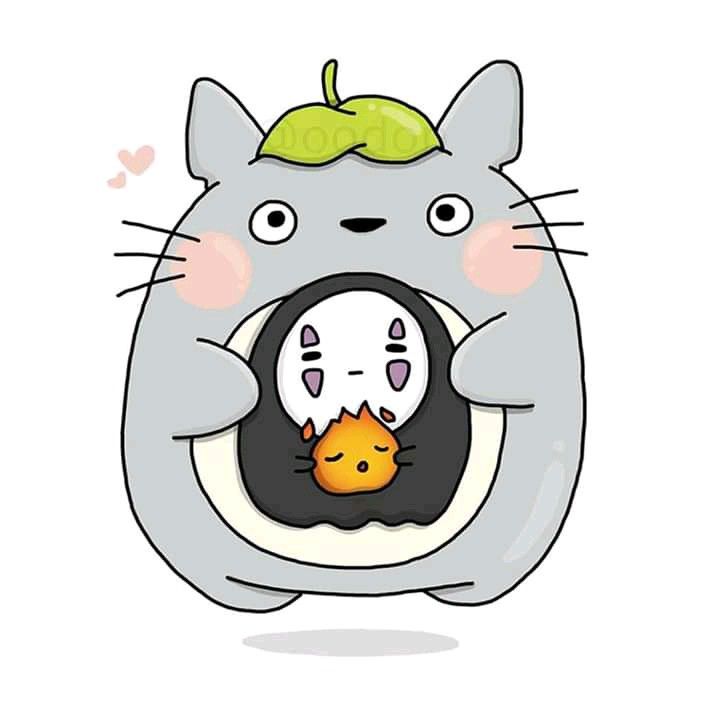 Hình Totoro Chibi đáng yêu