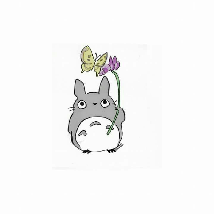 Hình Totoro cute đơn giản