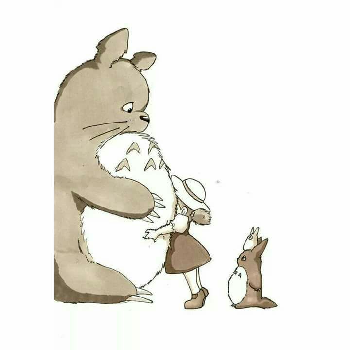 Hình Totoro cute siêu đáng yêu