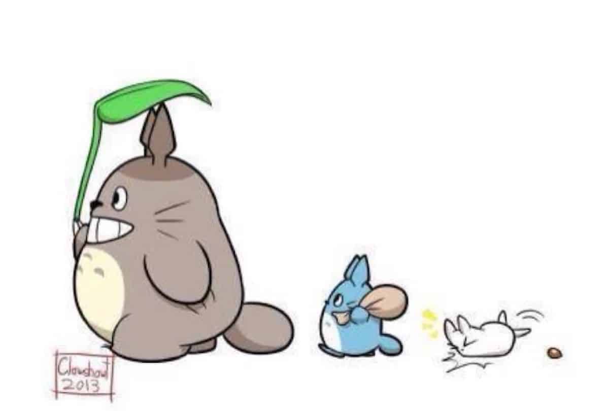 Hình Totoro vô cùng đáng yêu