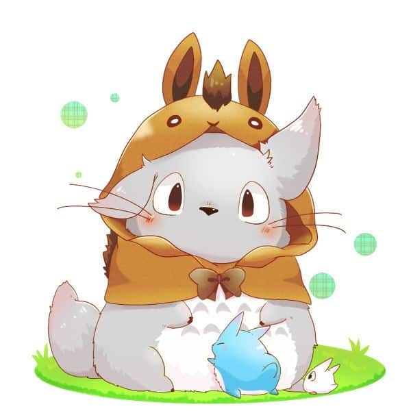 Hình Totoro vô cùng dễ thương