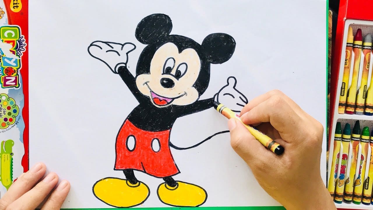 Hình Vẽ Chuột Mickey đáng yêu