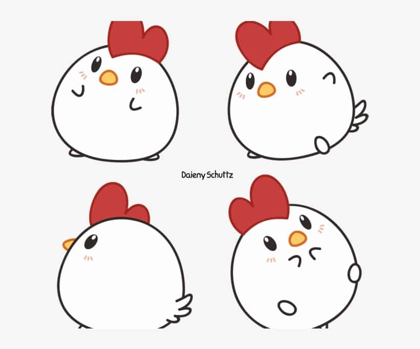 How to draw a simple chicken  How to draw a cute chick  YouTube