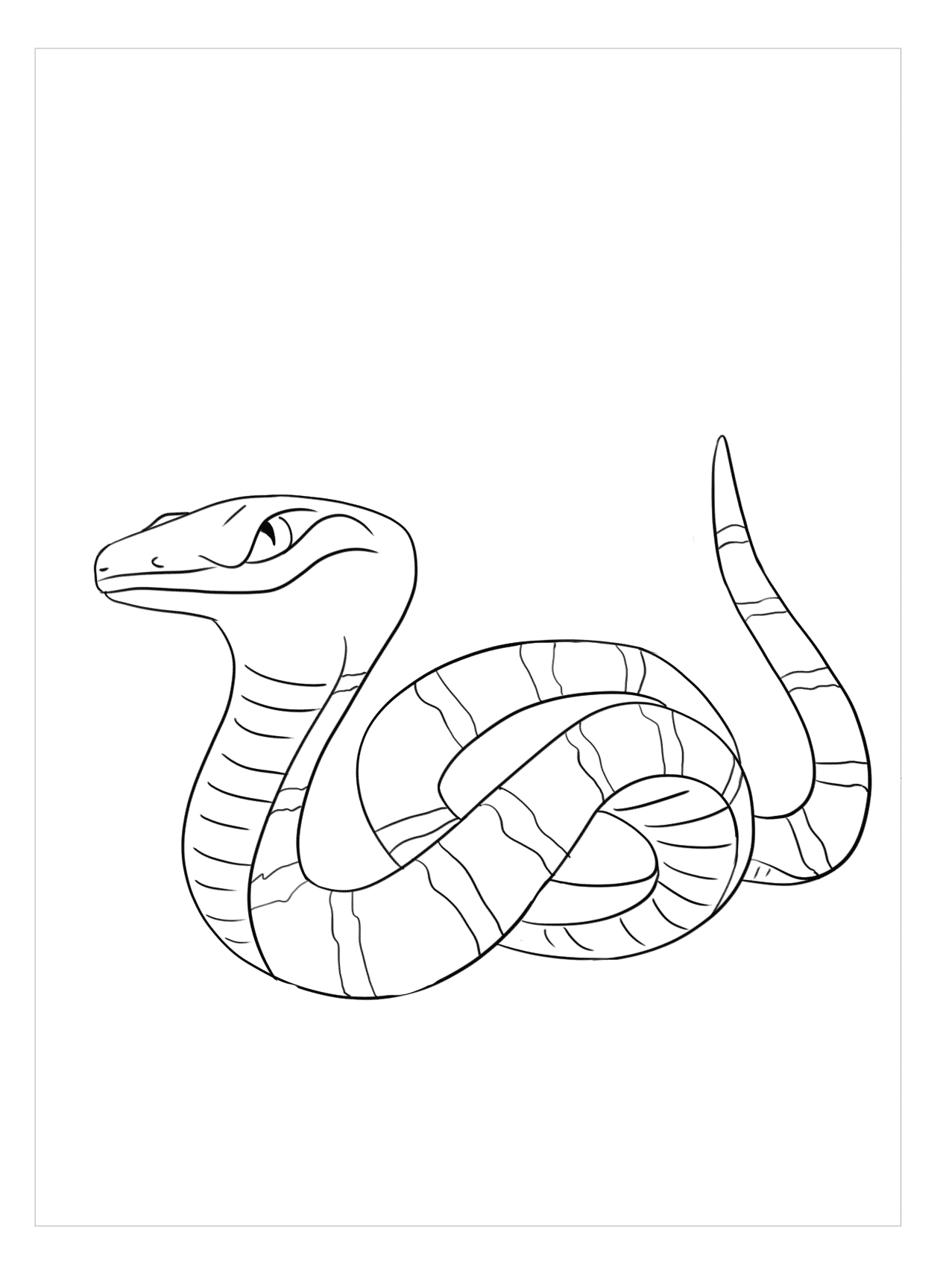 Bức hình vẽ con rắn đang chờ đón bạn. Để tạo ra một bức hình vẽ đẹp như vậy, bạn cần có sự kiên trì và tâm huyết. Hãy xem qua bức hình này và cảm nhận sự nổi bật của các đường nét, sự rõ nét trong họa tiết. Sau đó, bạn có thể bắt đầu tập vẽ rắn cho riêng mình.
