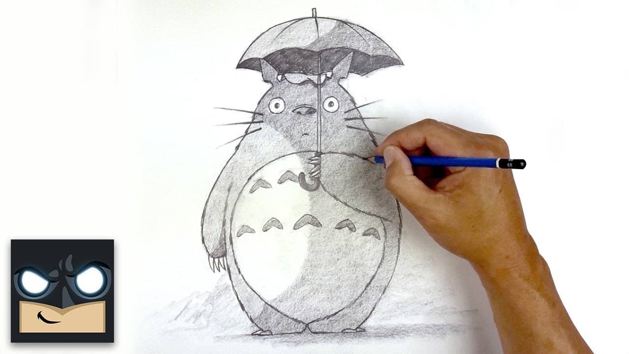 Hình Vẽ Totoro vẽ tay cực đẹp