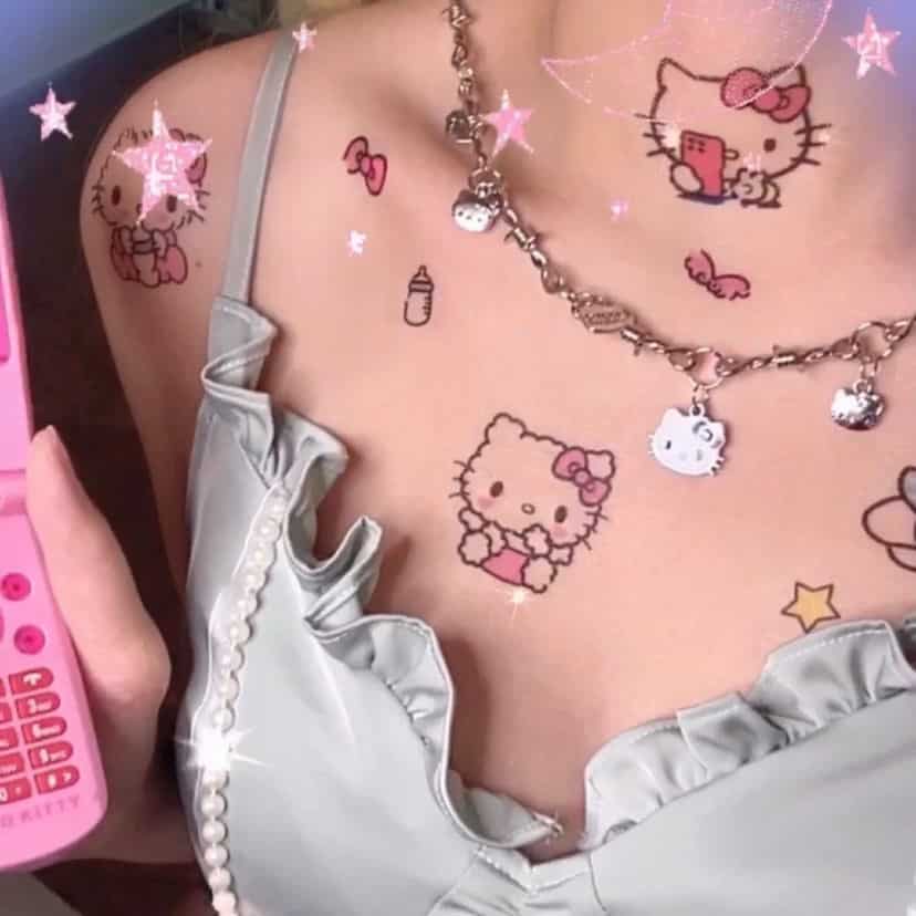 Das beeindruckendste Hello Kitty Tattoo