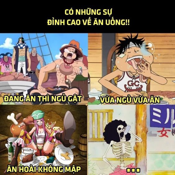 Hình chế Anime One Piece Luffy vui nhộn