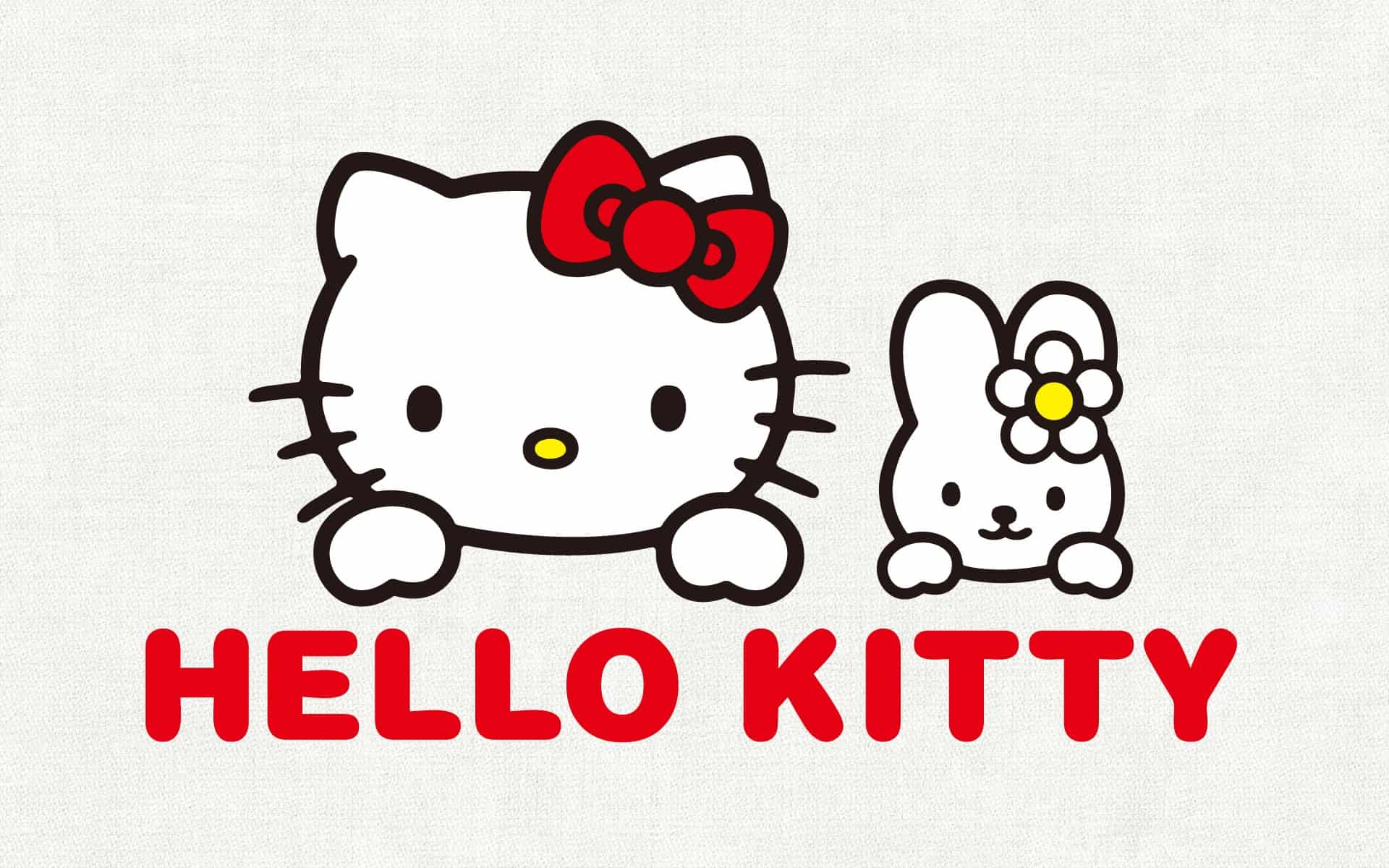 Hình mèo Hello Kitty làm hình nền đáng yêu