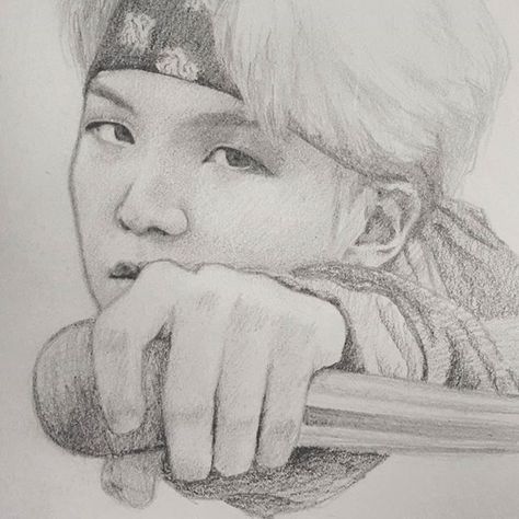 Vẽ Suga Bts Bằng Bút Chì ❤️ 50+ Hình Ảnh Suga Chibi Anime