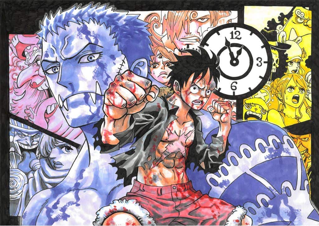 Hình vẽ Luffy Vs Katakuri ấn tượng nhất