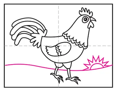 Con gà trong lịch sử mỹ thuật