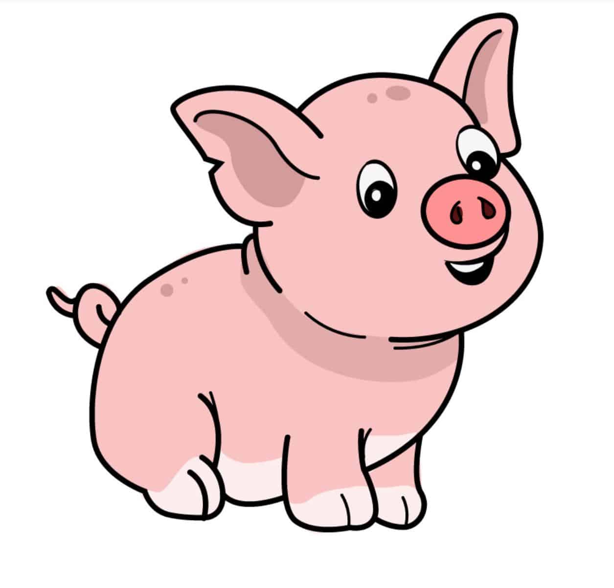Top 74 về vẽ hình con lợn mới nhất  kenmei