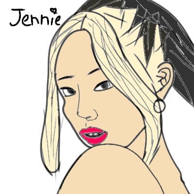 Tranh Jennie độc đáo ấn tượng
