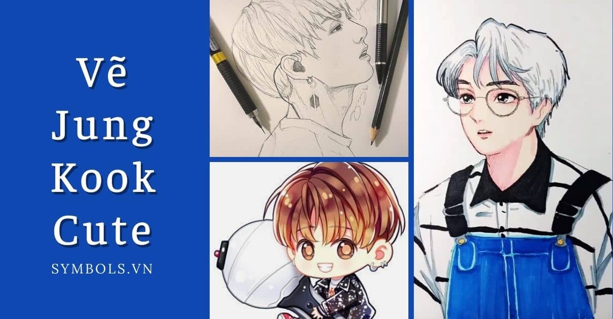 Vẽ Jungkook Cute ❤️100+ Hình Ảnh Jungkook Chibi Anime Đẹp