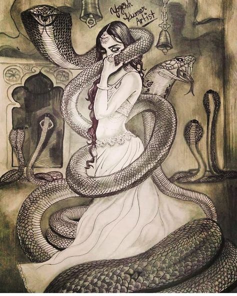 Hãy chiêm ngưỡng tác phẩm đầy sức mạnh và linh hoạt về loài rắn được tái hiện trên bức tranh vẽ đẹp mắt này.