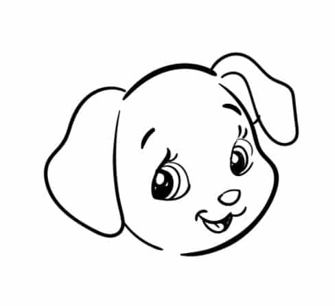 Vẽ Con Chó Đơn Giản ❤️ Cách Vẽ + 85 Hình Vẽ Sói, Chó Con Cute