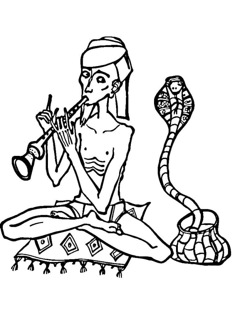 Vẽ rắn hổ mang độc lạ