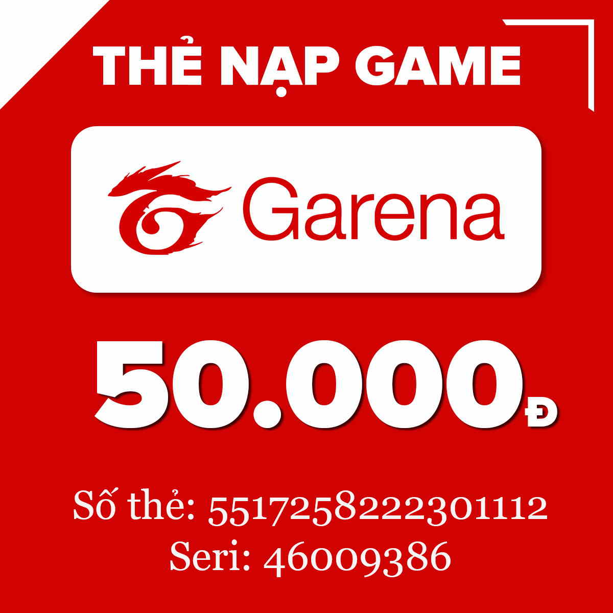 Ảnh Thẻ Garena 500K 200K 100K 50K ❤️️Card Garena Chưa Nạp