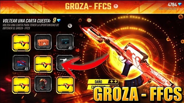 Ảnh skin súng Groza FFCS