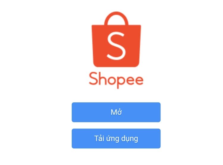 Bạn tải ứng dụng Shopee về điện thoại