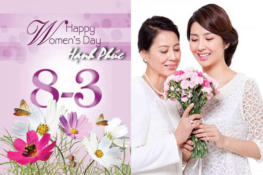 Bông hoa xinh tươi tặng mẹ ngày Quốc tế Phụ nữBông hoa xinh tươi tặng mẹ ngày Quốc tế Phụ nữ