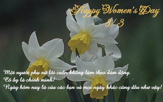 Câu chúc ngọt ngào gửi chị em ngày Quốc tế Phụ nữ