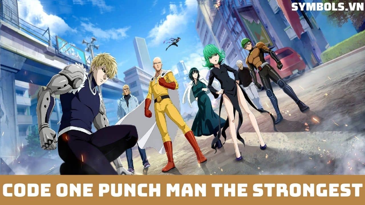 Code One Punch Man The Strongest