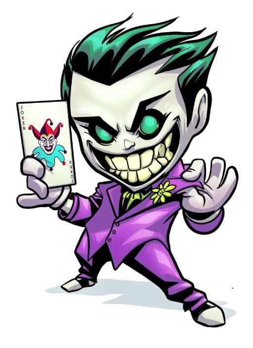 Hình tướng mạo Joker bá đạo chibi