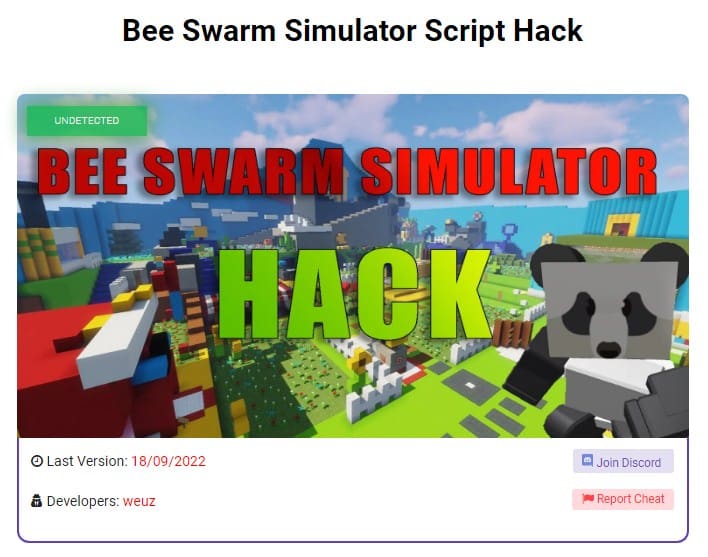 Bee Swarm Simulator Script Hack