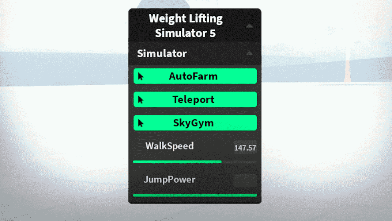 Hack Weight Lifting Simulator 5